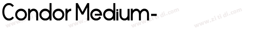 Condor Medium字体转换